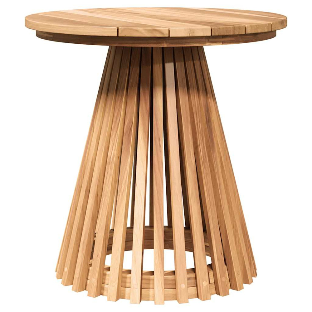 Table d'appoint marron 50 x 50 x 49,5 cm bois de teck massif