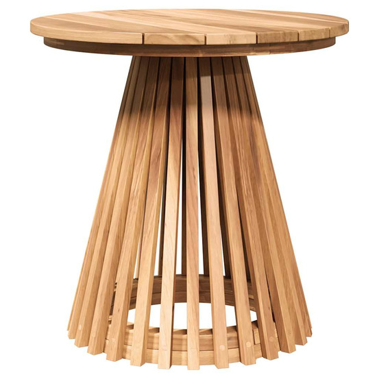 Table d'appoint marron 50 x 50 x 49,5 cm bois de teck massif