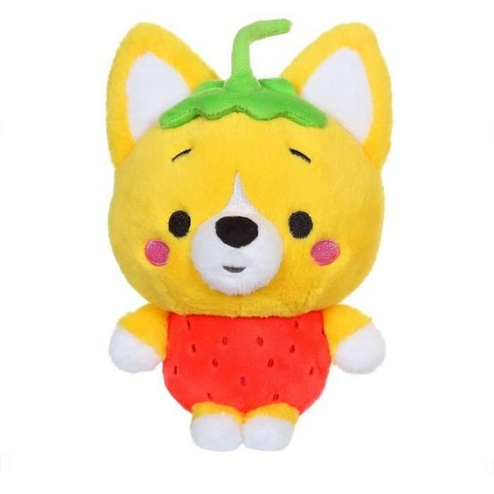 Peluche little corgi cuties 20 cm - fraise