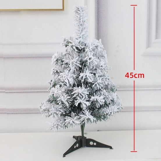 Sapin de noël artificiel blanc - 45 cm