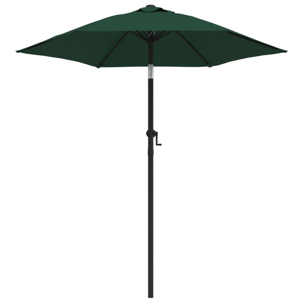 Parasol vert 200x224 cm aluminium