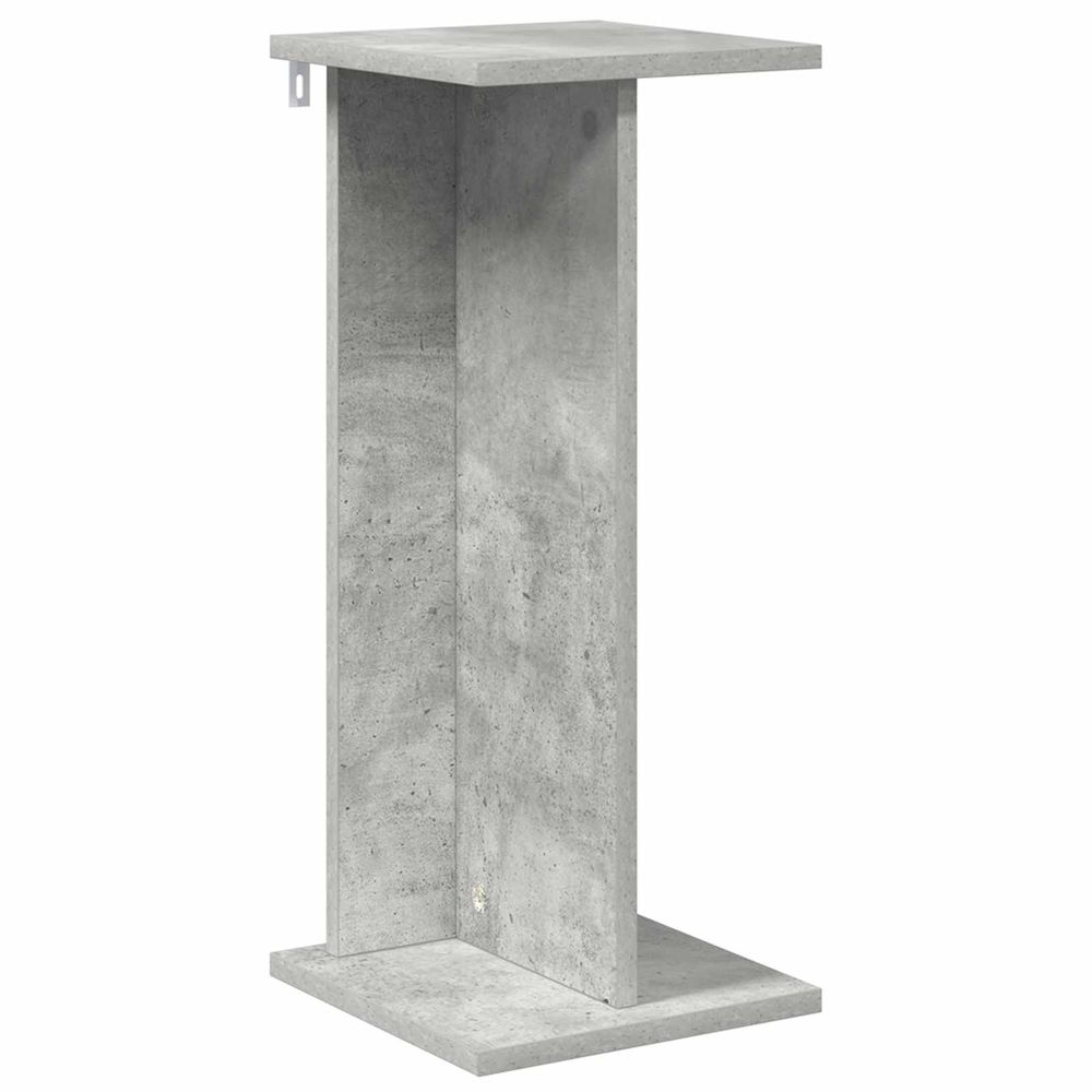 Support de plante gris béton 25 x 25,5 x 60,5 cm
