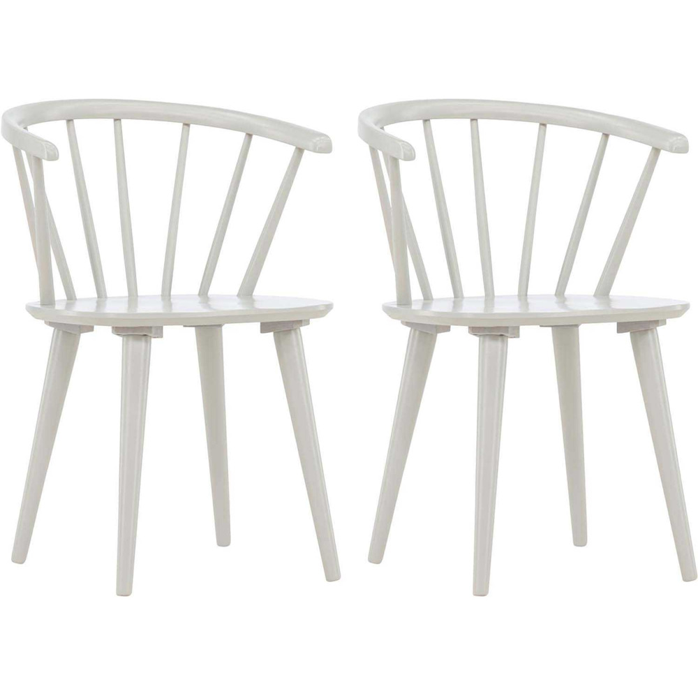 Fauteuil en bois bobby gris clair