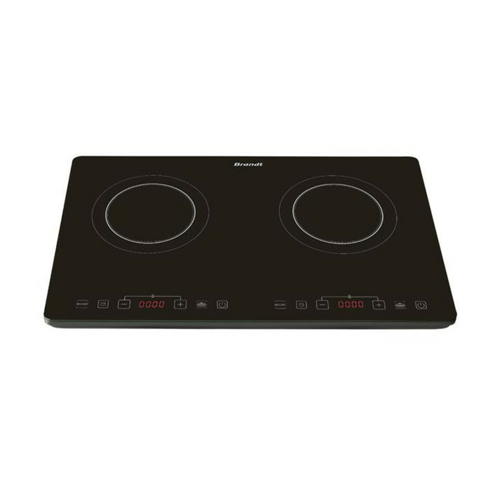 Brandt Table de cuisson induction 60cm 3 feux 7250w noir - BPI6362B Brandt Table de cuisson induction 60cm 3 feux 7250w noir - BPI6362B
