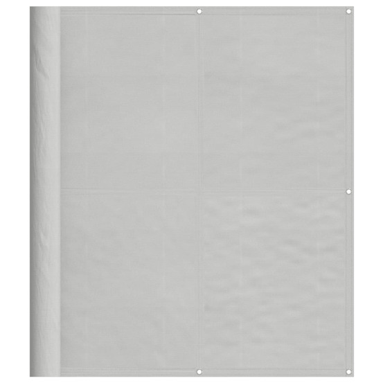 Écran de balcon gris clair 120x500 cm 100% polyester oxford