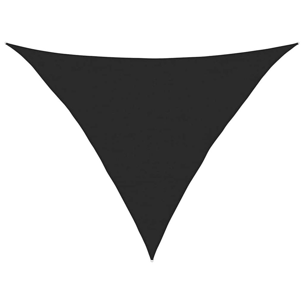Voile d'ombrage 160 g/m² noir 5x5x6 m pehd