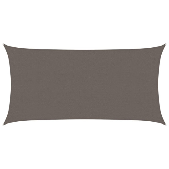 Voile d'ombrage pehd 2x3,5 m anthracite