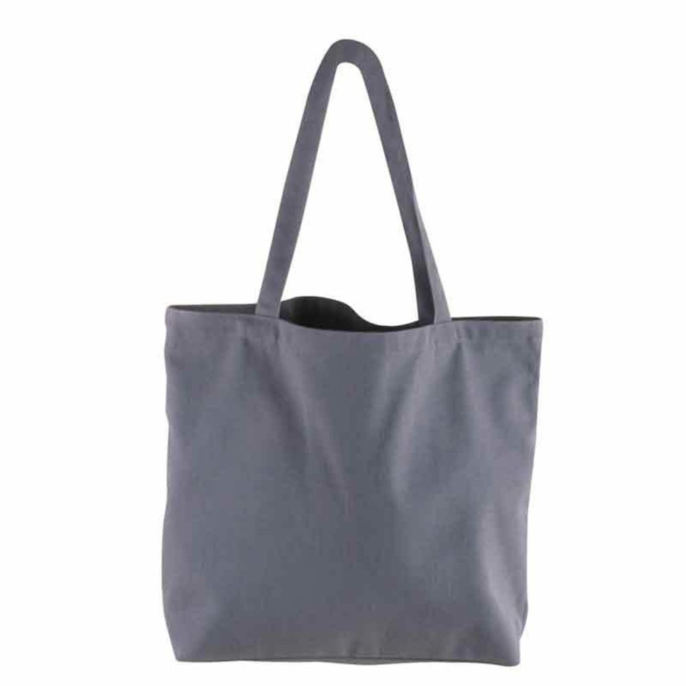 Sac en coton 46 x 30 cm - gris