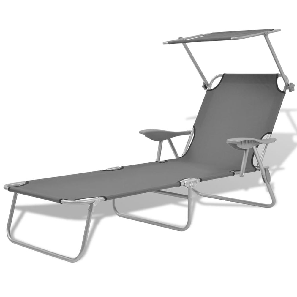 CHAISE LONGUE AVEC AUVENT AC 2-(866829)