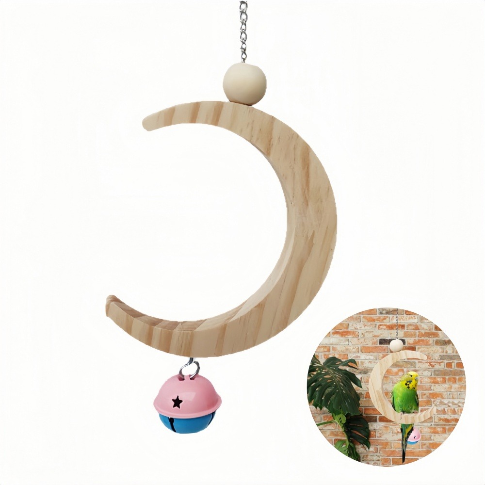 Jouet en bois pour perroquet 37*20cm