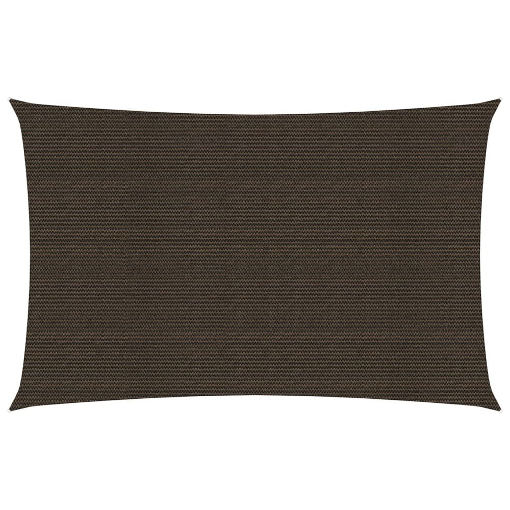 Voile d'ombrage 160 g/m² marron 6 x 8 m pehd