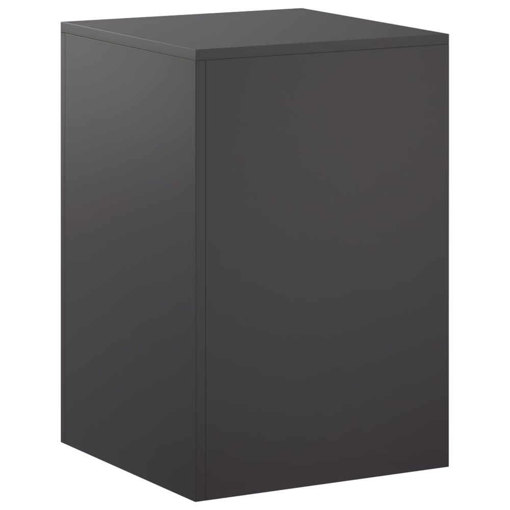 Support de plante noir 40 x 40 x 60 cm acier