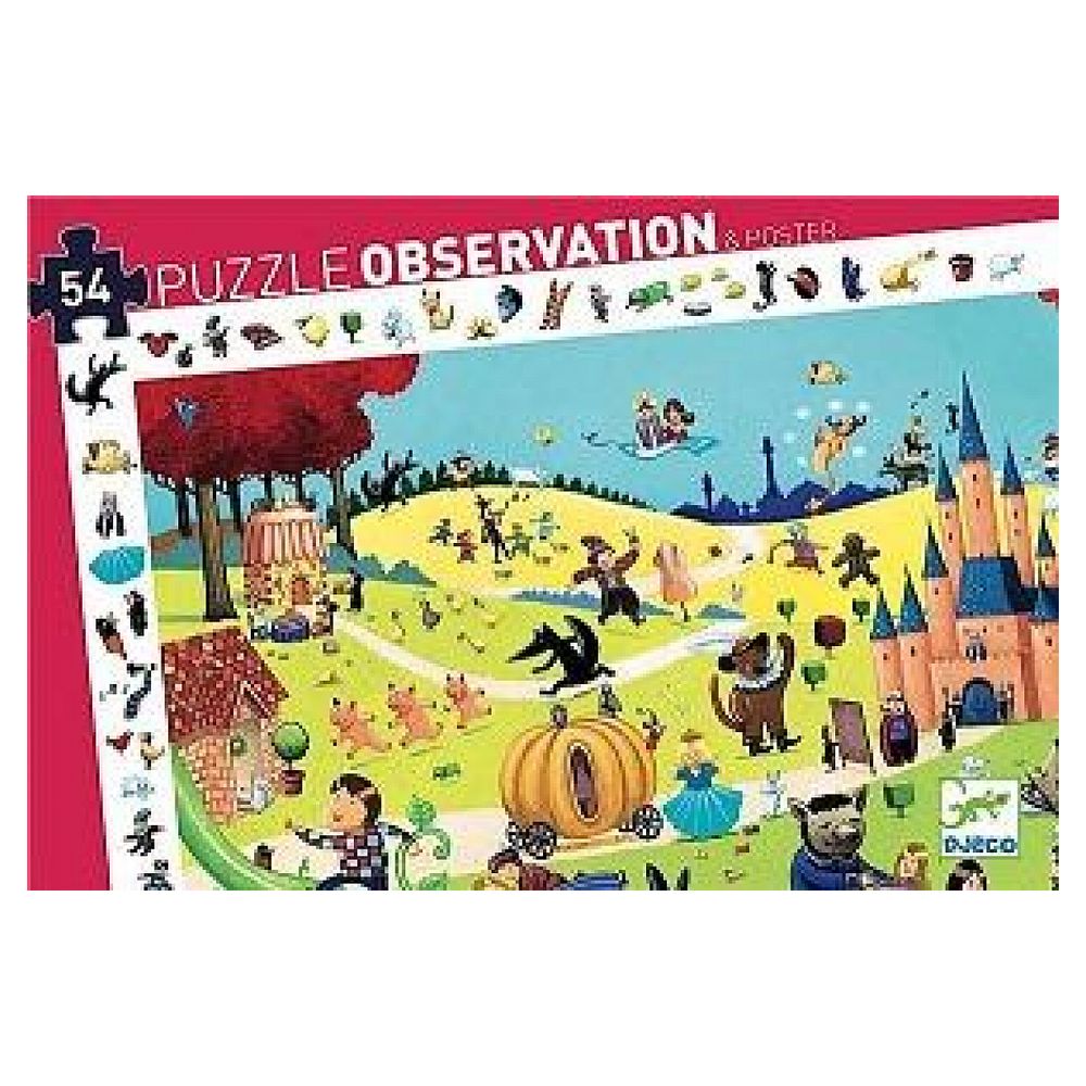 Puzzle observation 54p les contes