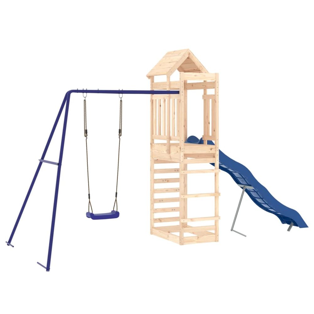 Aire de jeux d'extérieur bois de pin massif