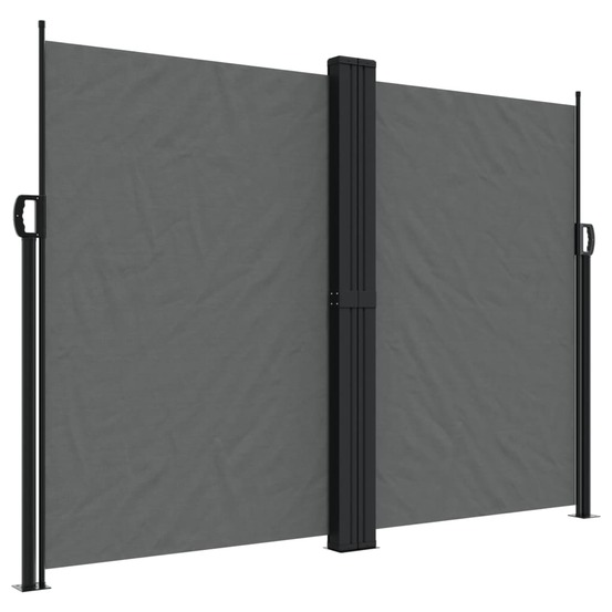 Auvent latéral rétractable anthracite 180x1200 cm