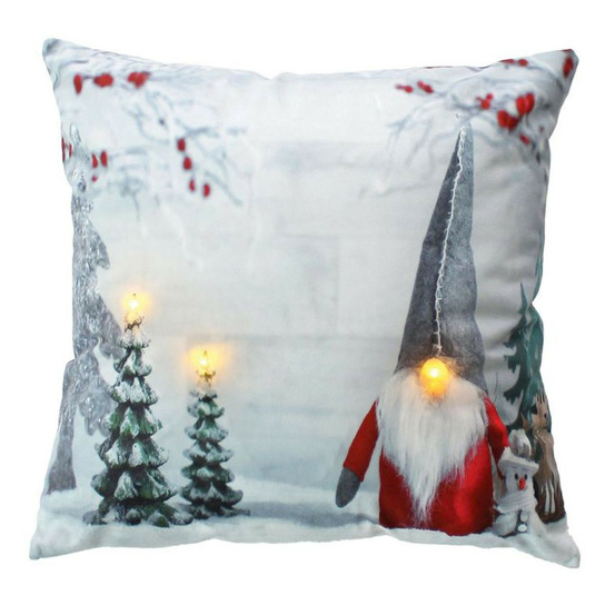 Coussin déco de noël led