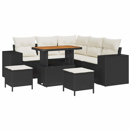 Ensemble de canapé de jardin 8 pc 7-nombre de places