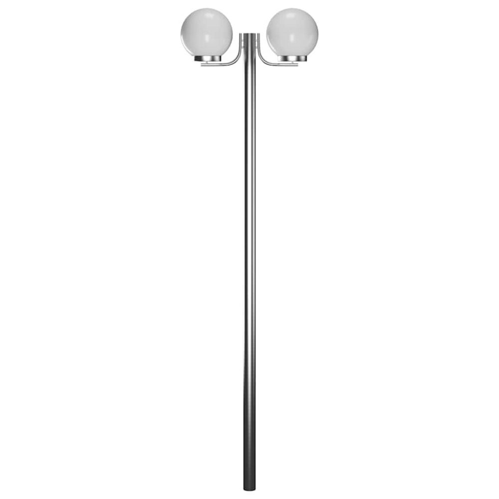 LAMPADAIRE DOUBLE BOULE 220 CM-(865466)