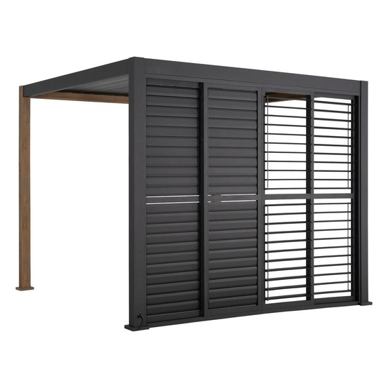 Persienne coulissante pour pergola bioclimatique