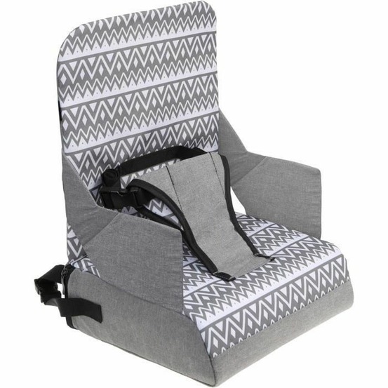 Réhausseur pour enfants on-the-go - portable avec compartiments de rangement