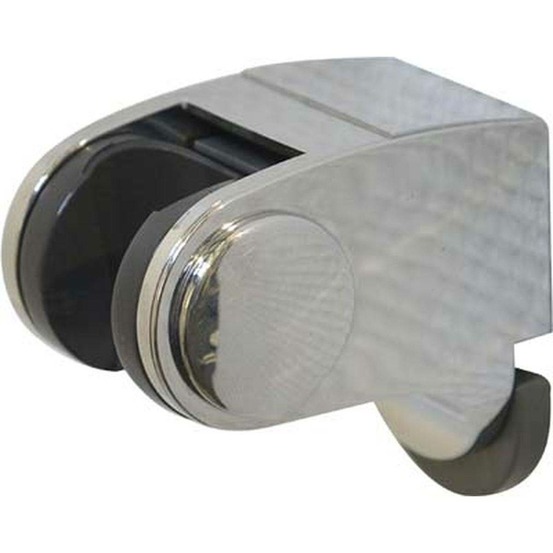 Support de douchette ajustable a fixer - chrome