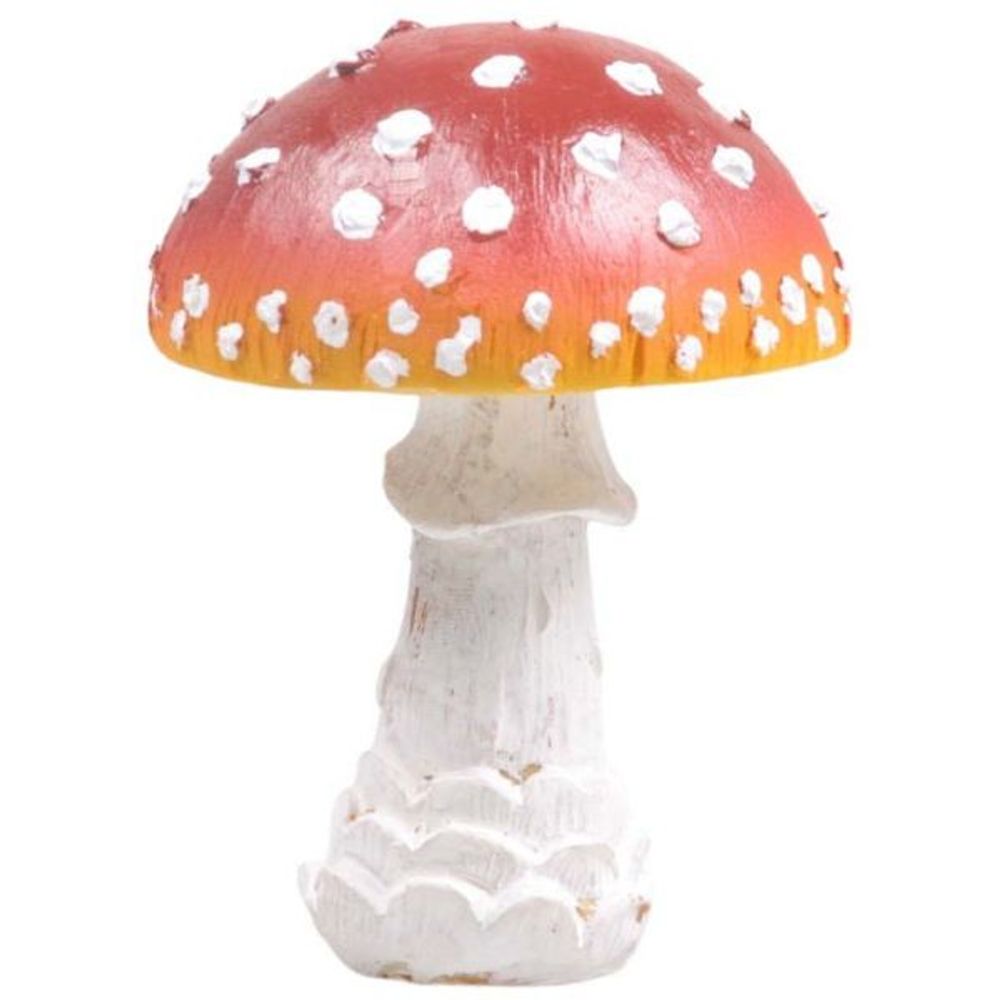 Champignon amanite tue-mouche en résine forest