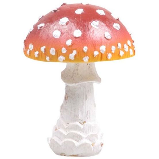 Champignon amanite tue-mouche en résine forest