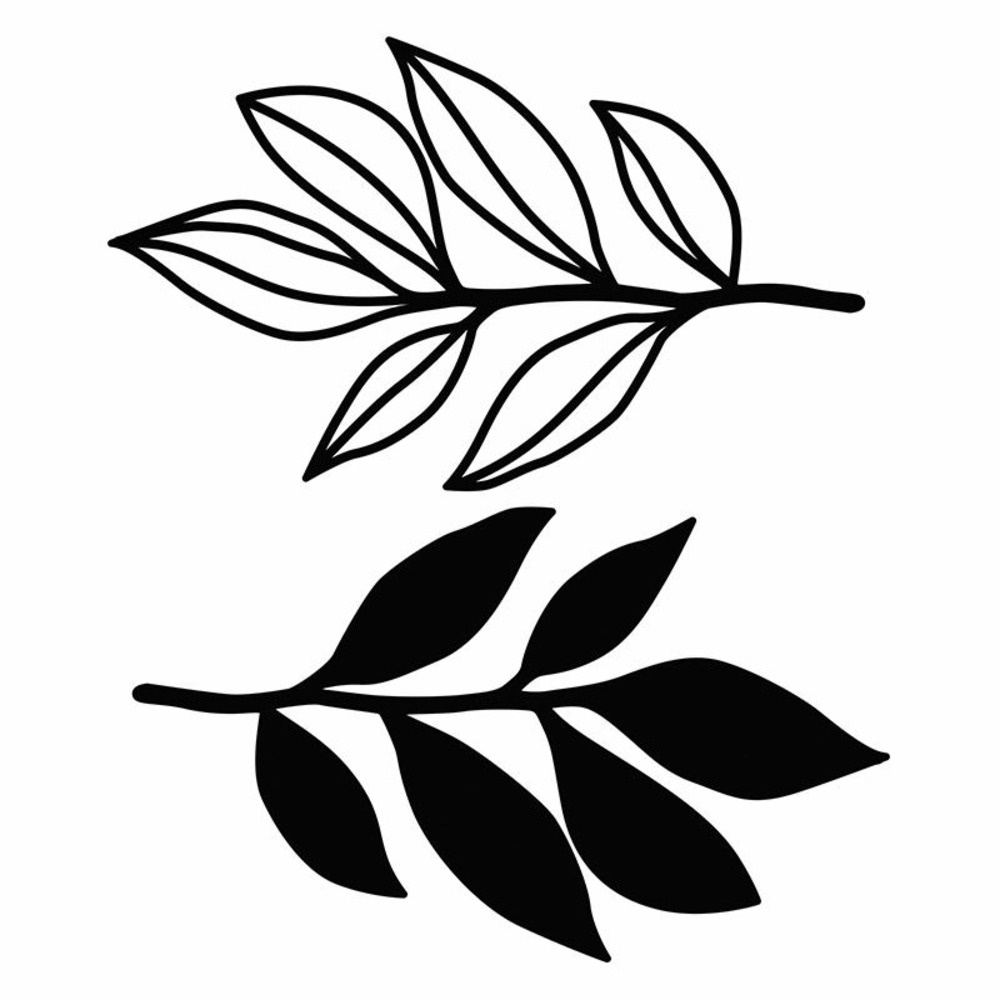 Matrices de découpe et d'embossage - slow life feuilles