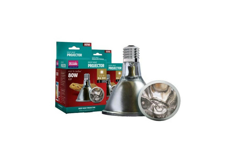 Deep heat projector - lampe à résistance chauffante - 50 w - chauffage pour reptiles