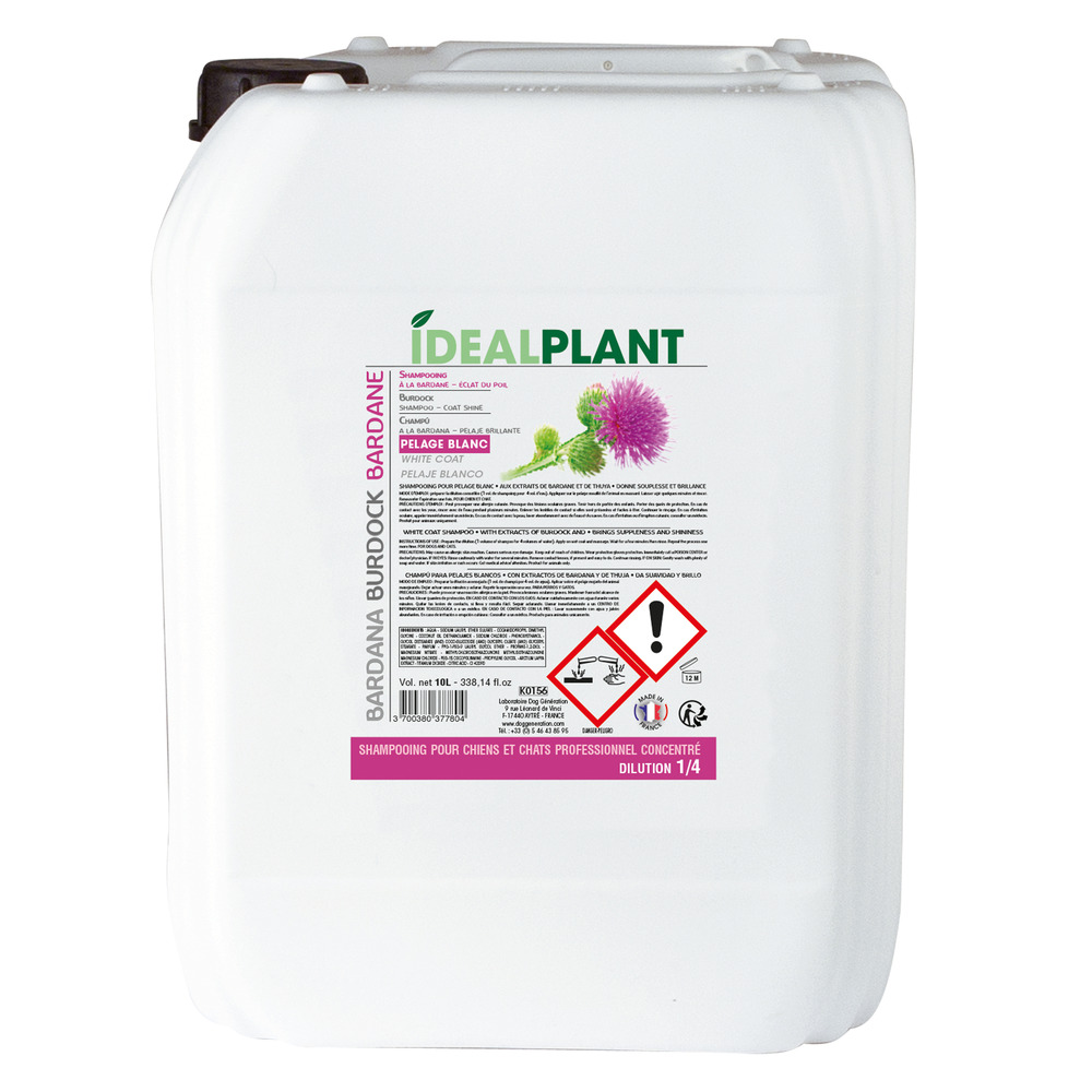 Shampoing blanc à la bardane idealplant