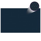 Film solaire de piscine flottant pe 260x160 cm noir et bleu