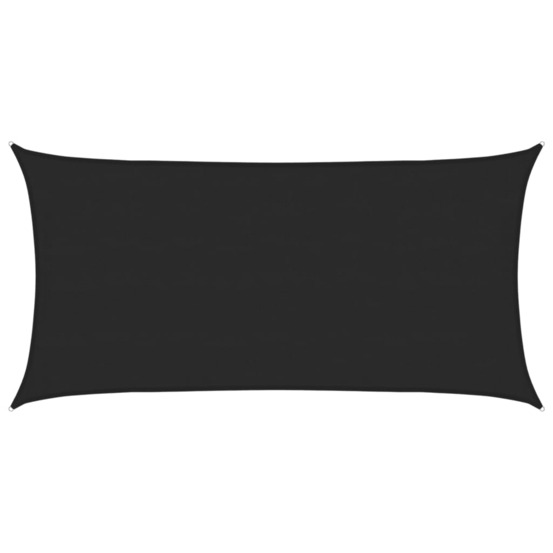 Voile d'ombrage 160 g/m² noir 4x7 m pehd