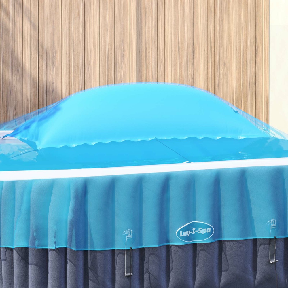 Coussin de piscine d'hiver bleu 460 x 230 x 160 cm pvc