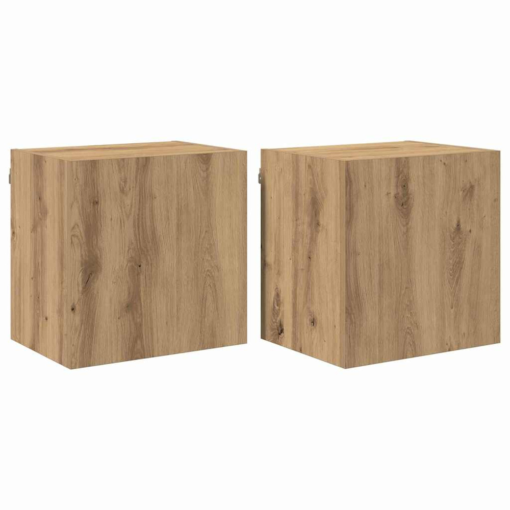 Meubles tv muraux 2 pcs chêne artisanal 40,5x30x40cm