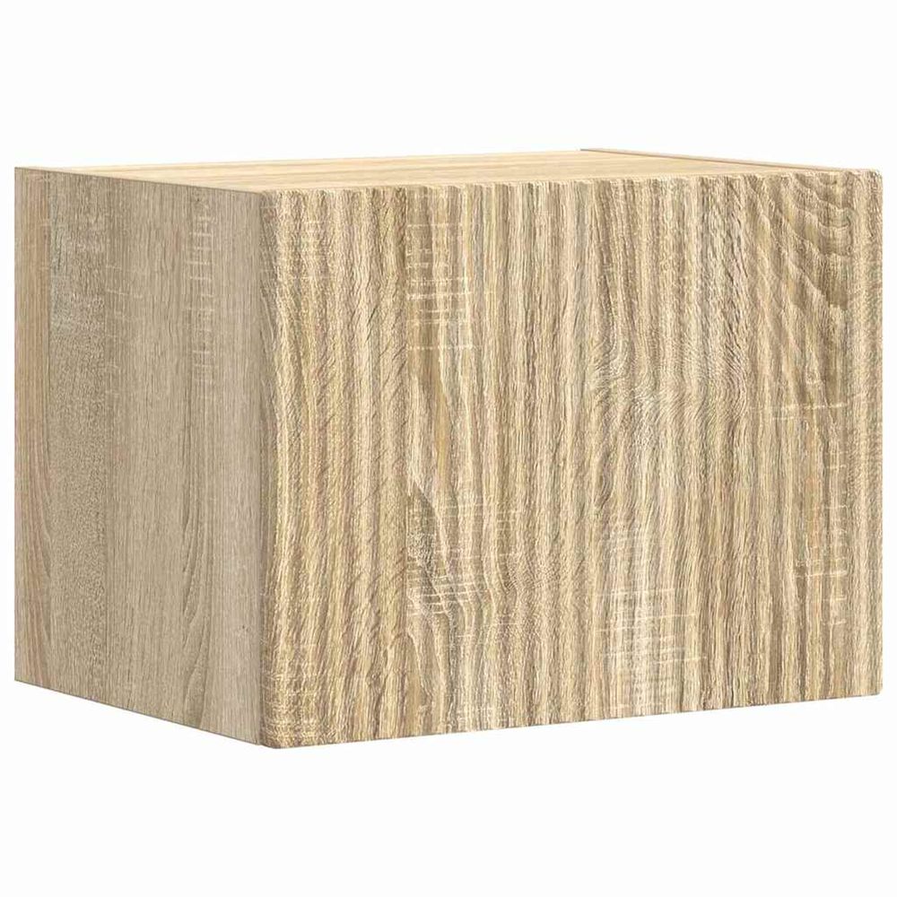 Meuble tv mural 39 x 31 x 29,5 cm sonoma bois d'ingénierie
