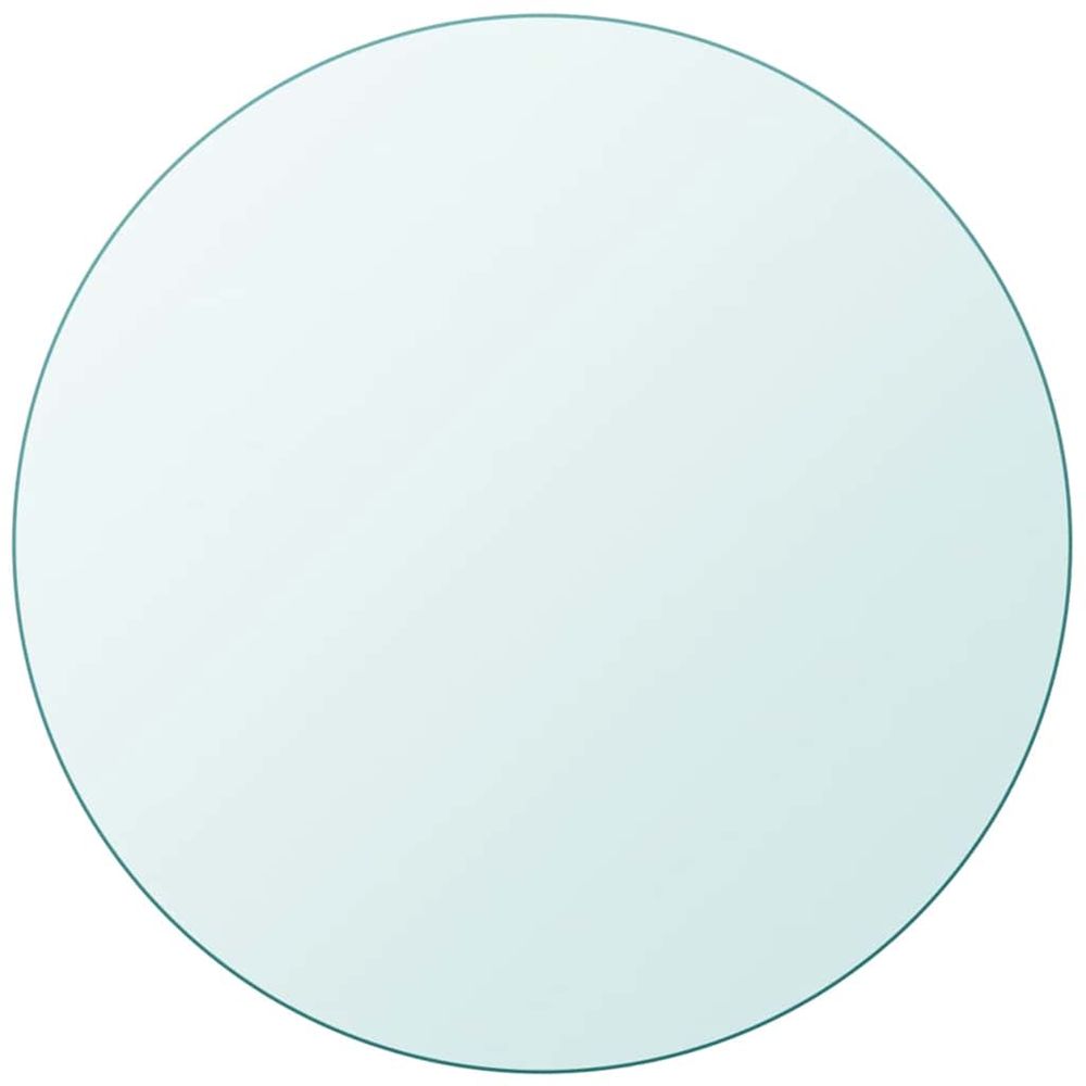 Dessus de table ronde en verre trempé 400 mm