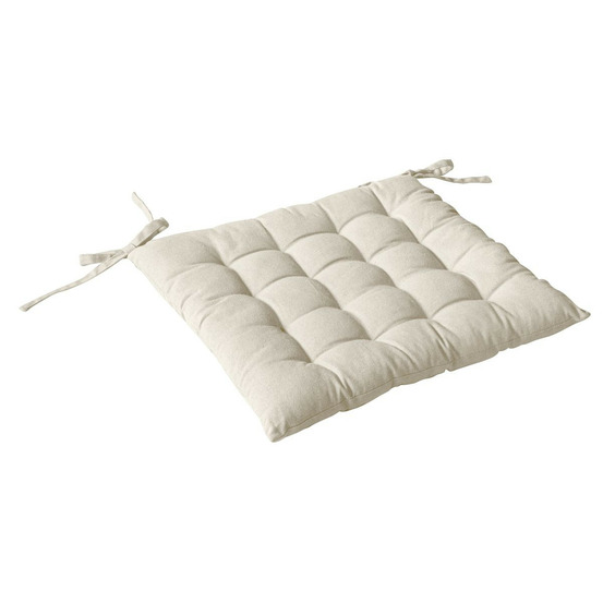 Galette de chaise piquée uni