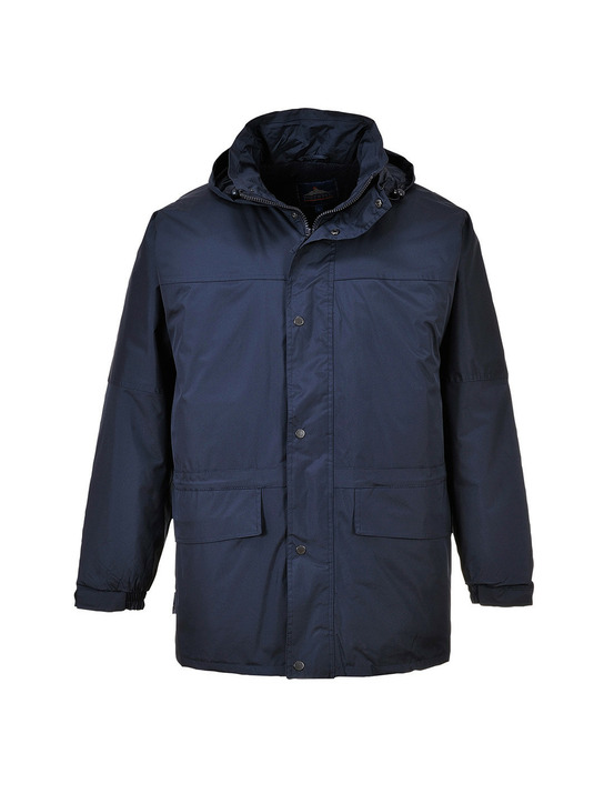 Parka oban doublée polaire couleur : marine taille s - portwest