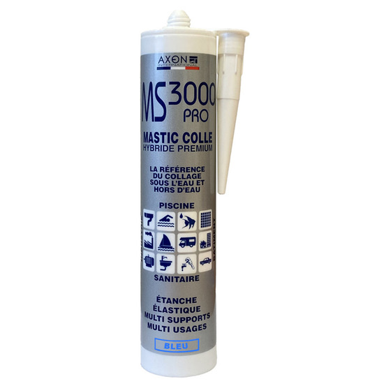 Mastic colle hybride universel bleu c/12 - ms3000bleu