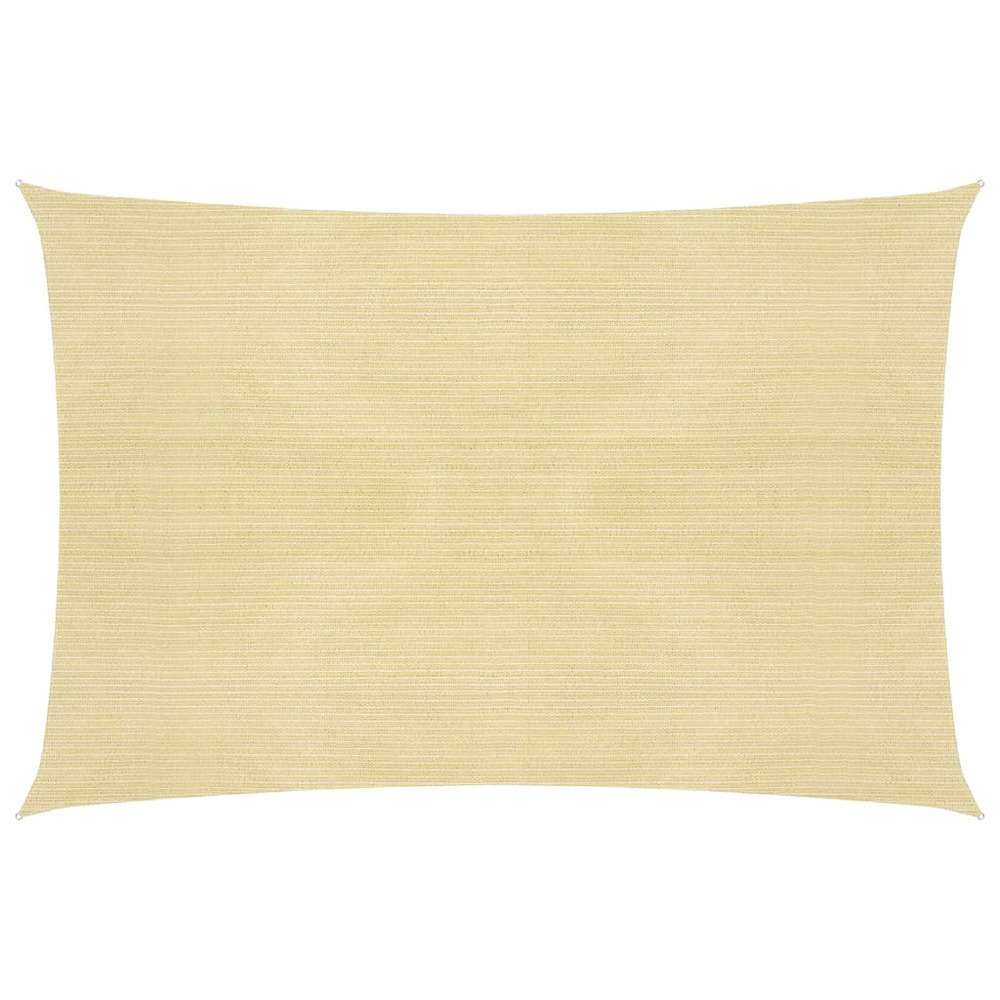Voile d'ombrage 160 g/m² beige 5 x 6 m pehd