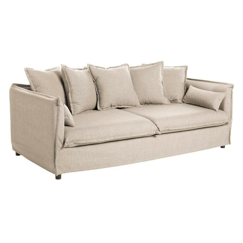 Canapé lin 3 places 