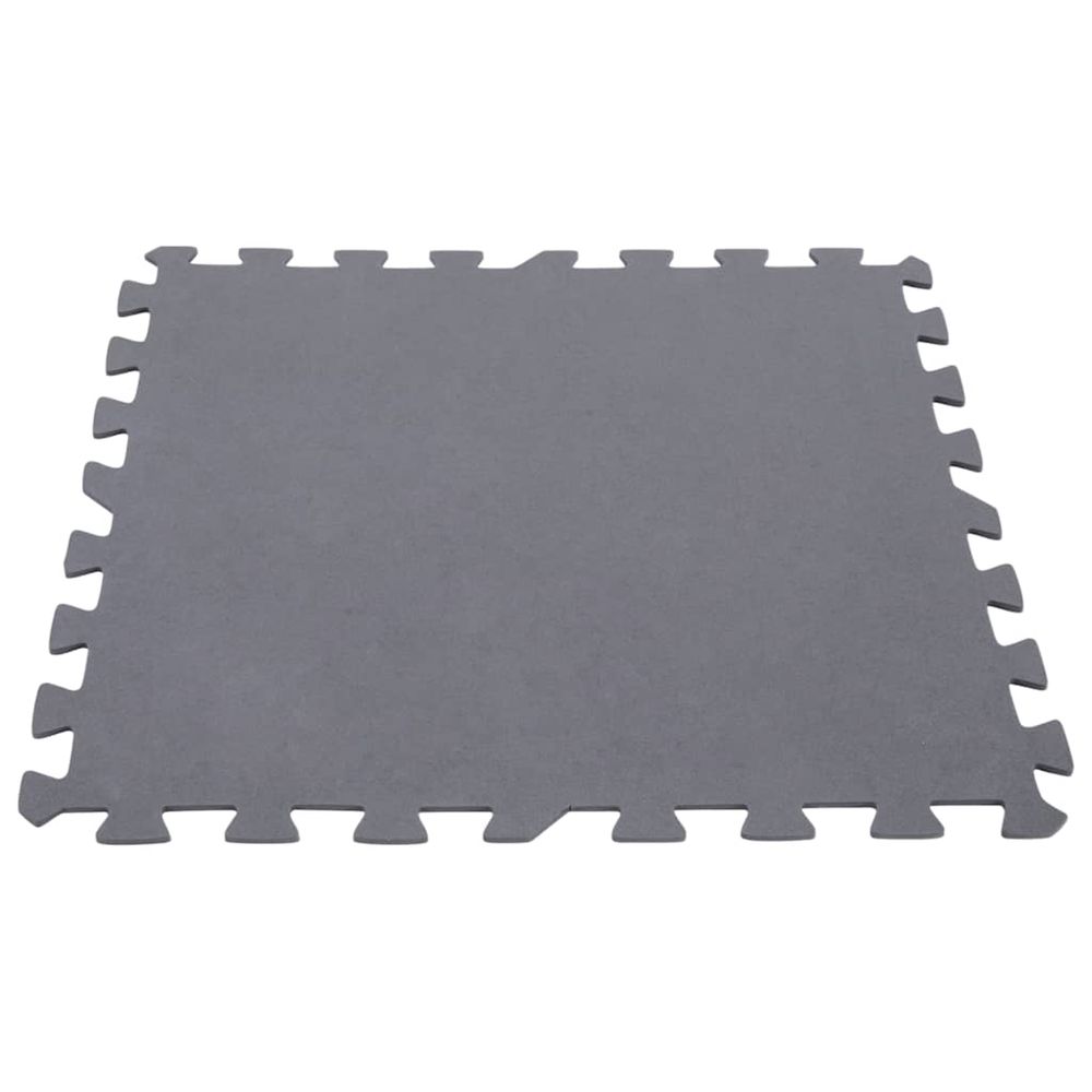 Protecteur de sol rembourré verrouillable 8pcs 50x50x0,5cm 1,9m²