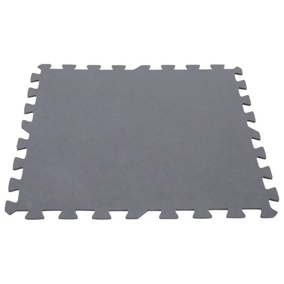 Protecteur de sol rembourré verrouillable 8pcs 50x50x0,5cm 1,9m²
