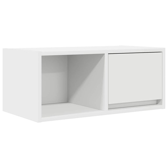 Meuble tv blanc 60x31x25,5 cm bois d'ingénierie