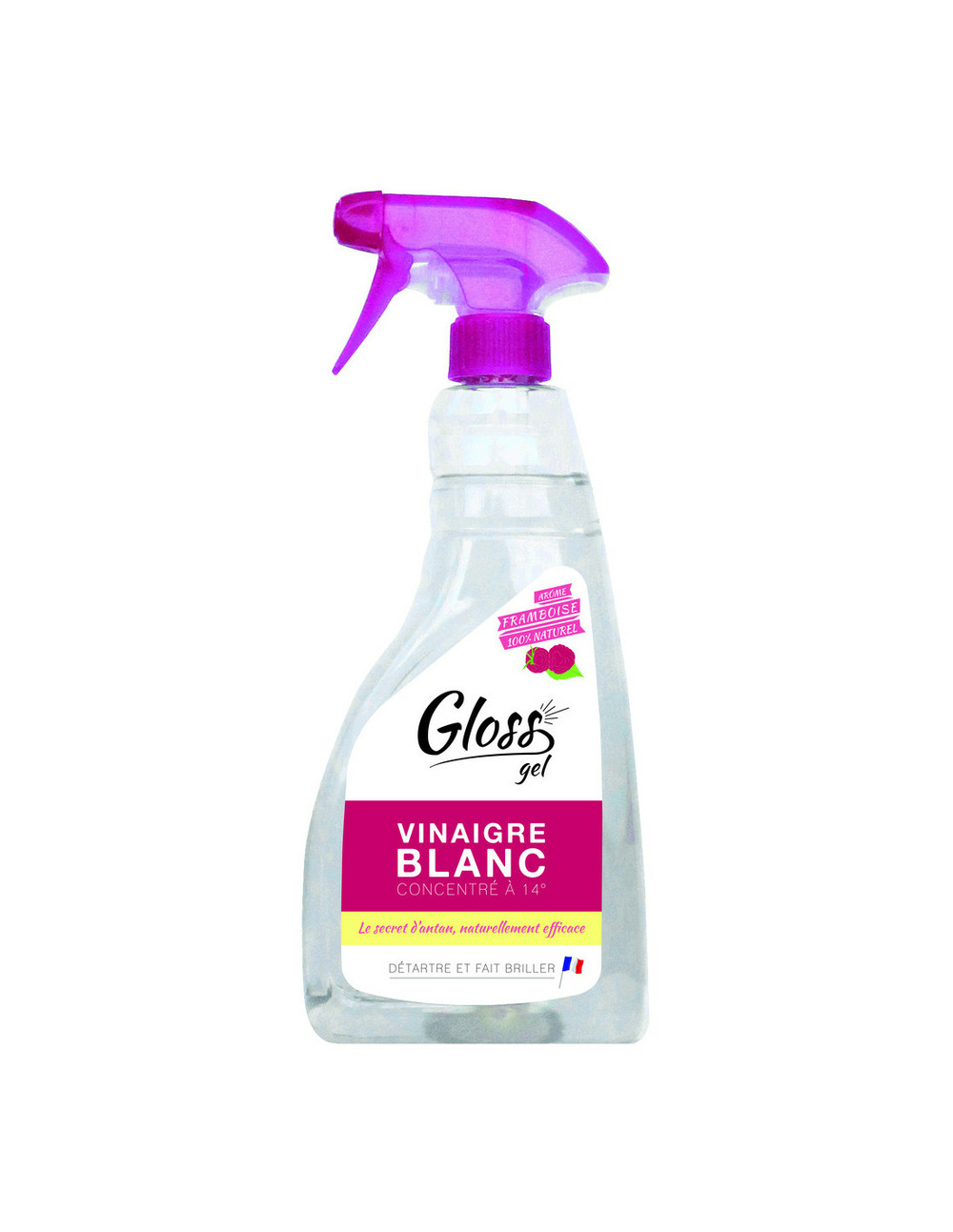 Gloss vinaigre blanc gel framb750ml - gloss