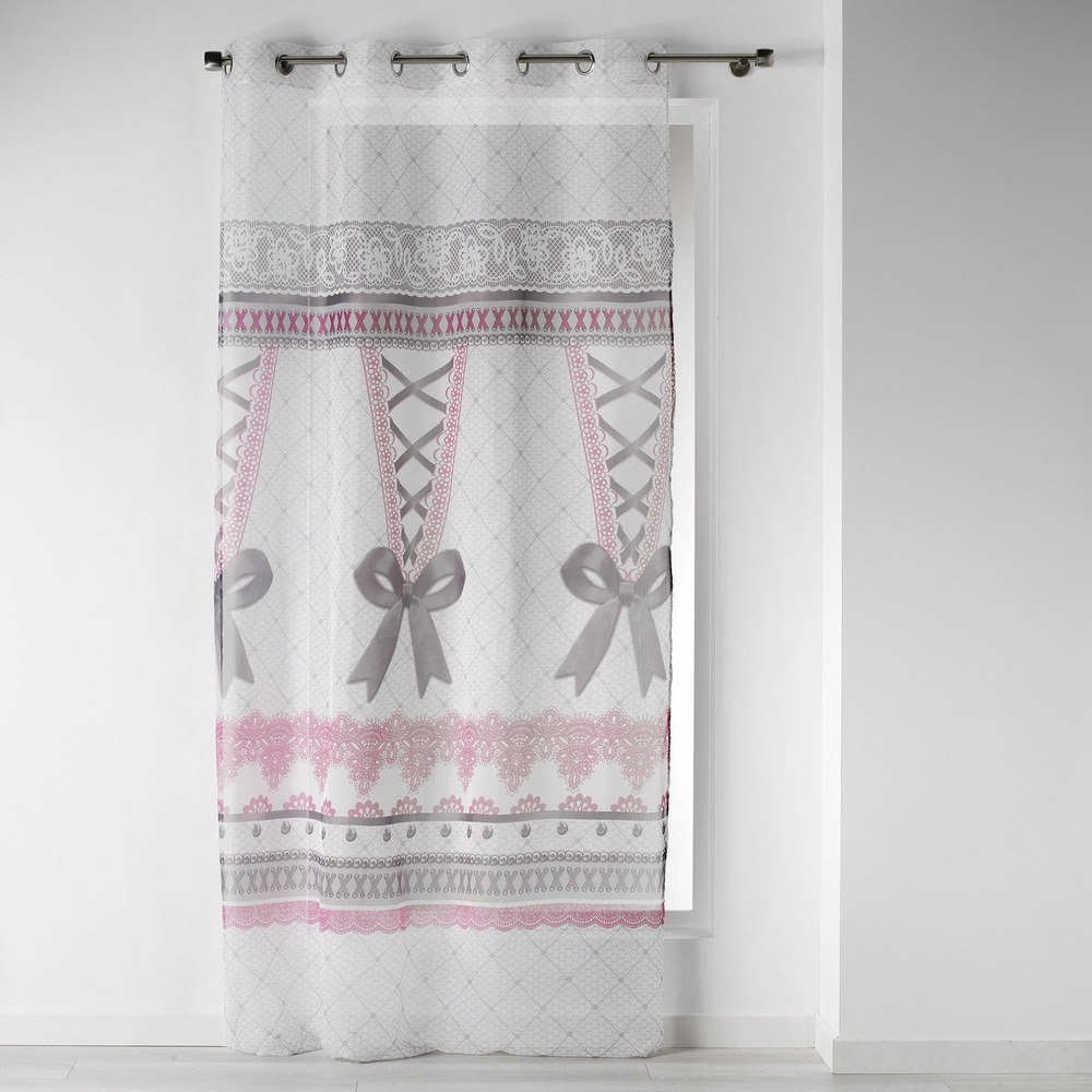 Panneau a oeillets rideau voile collection joli corset