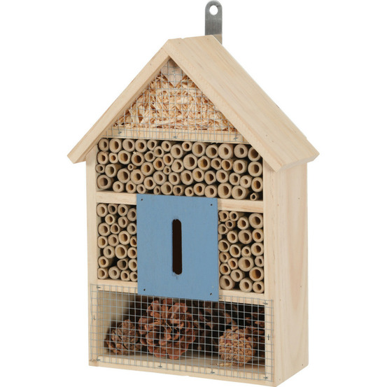 Hôtel pour insectes m, 21 x 9 x hauteur 30 cm, insectes