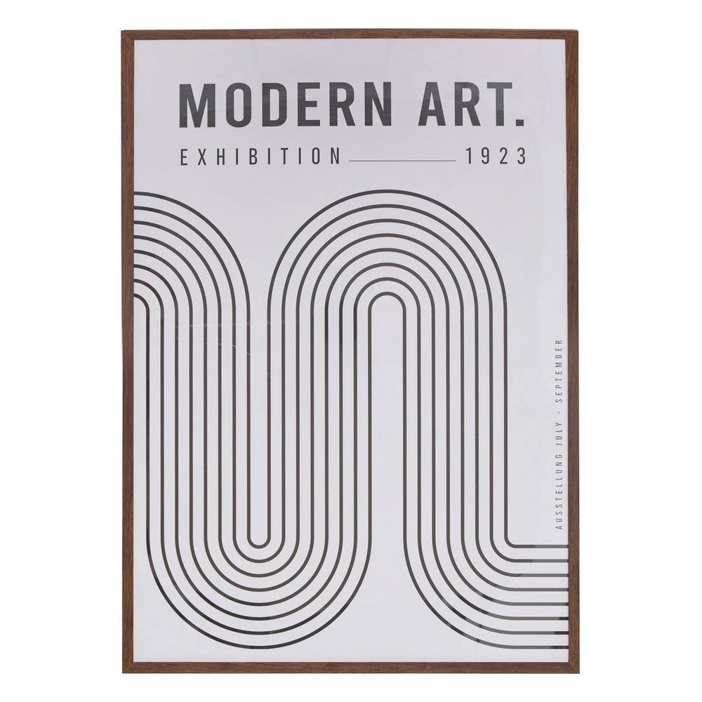 Affiche encadrée adem noir et blanc 50x70cm
