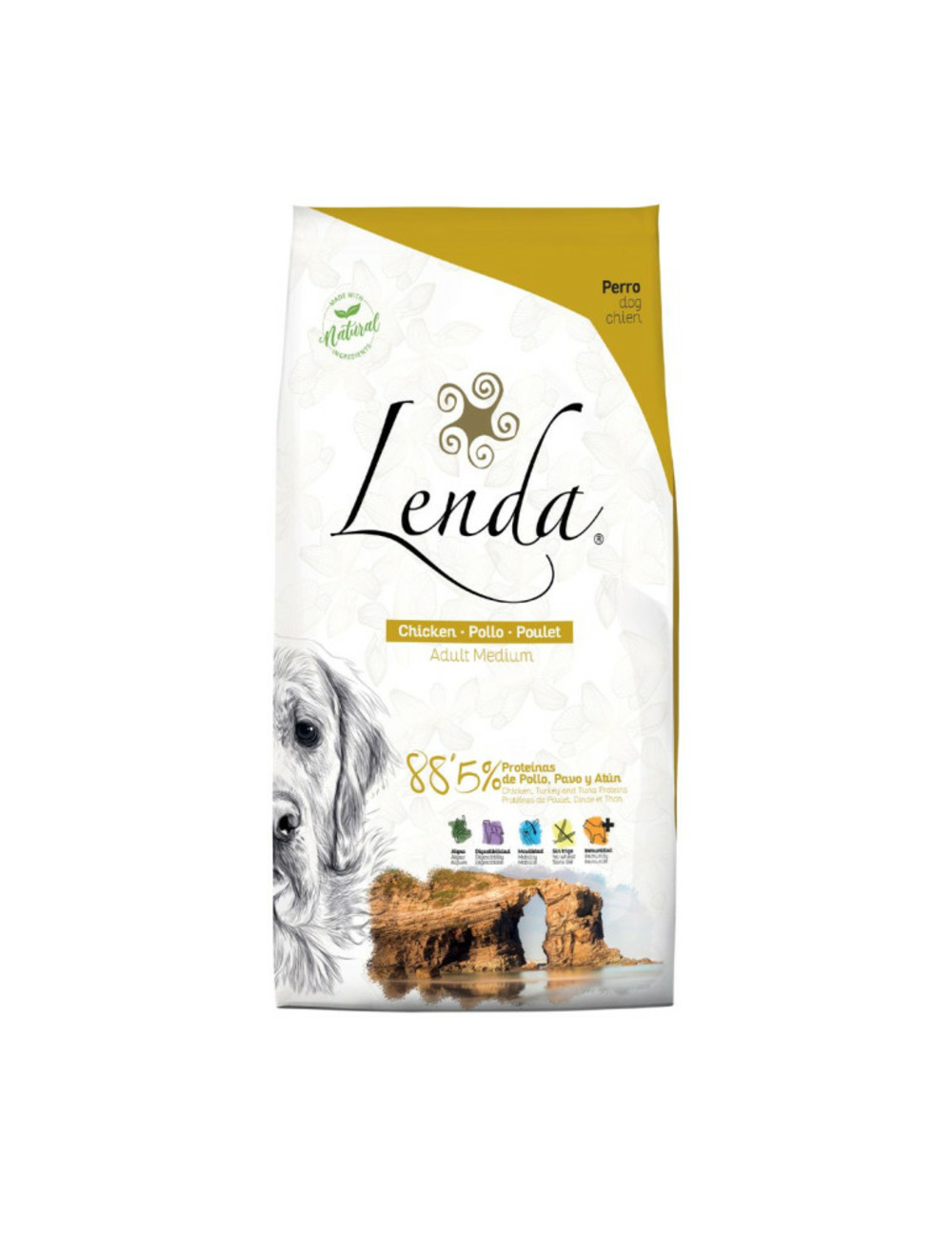 Chicken - croquettes chien adulte activité normale au poulet - 12kg