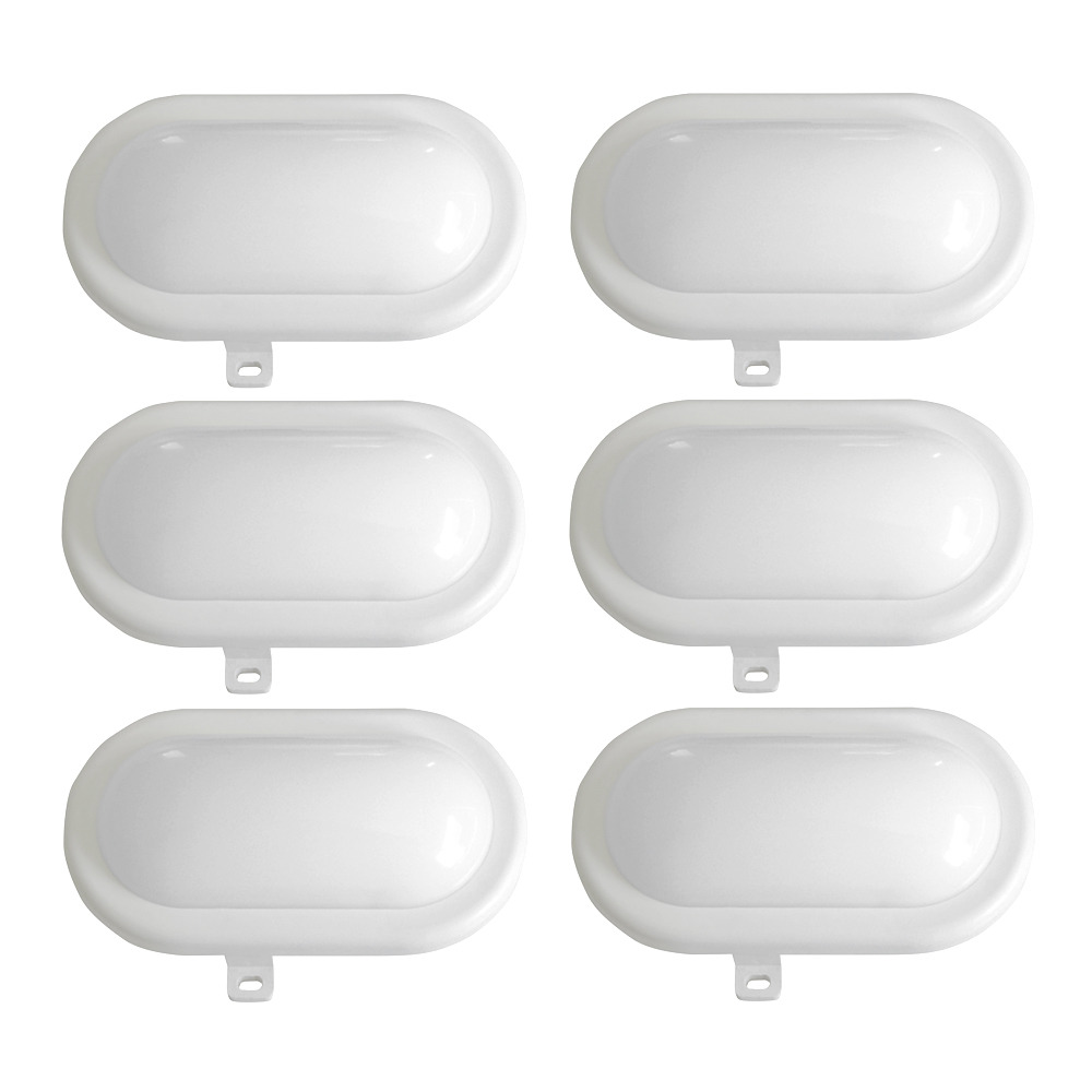 Lot de 6 hublots led 6w - 480 lumens - ip65